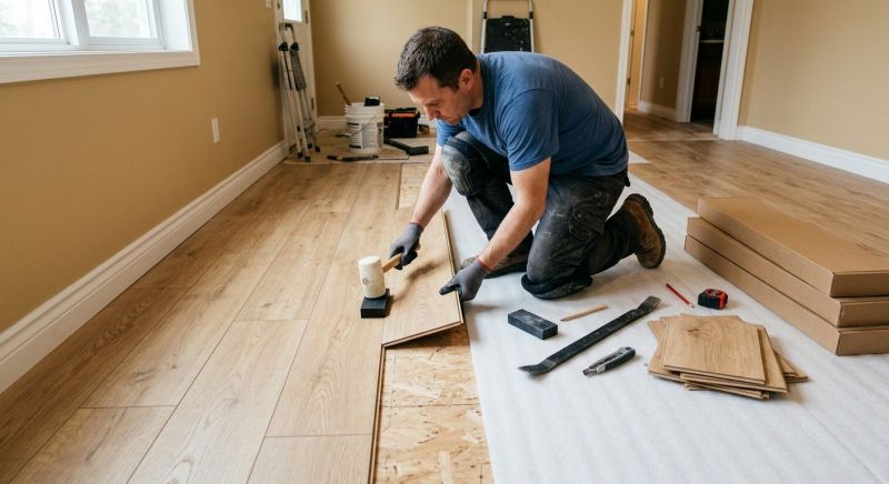 Laminate Floor Installation in Hope Valley, RI