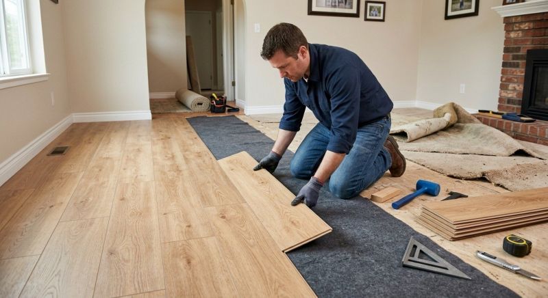 Laminate Floor Remodeling in Westerly, RI