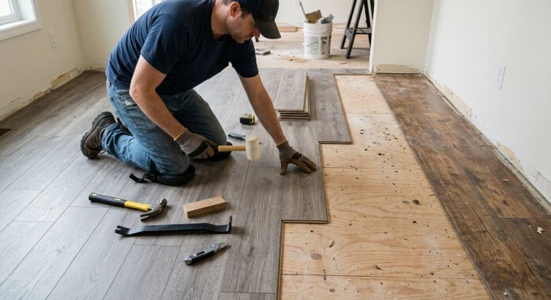 Laminate Floor Replacement in North Kingstown, RI