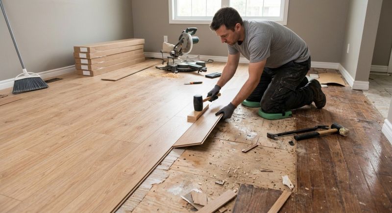 Laminate Floor Replacement in North Stonington, CT
