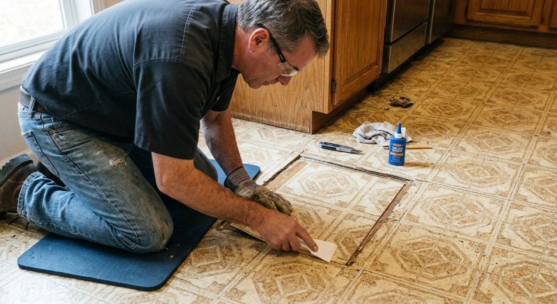 Linoleum Floor Installation in Exeter, RI