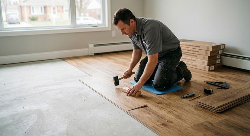 Linoleum Floor Installation in New London, CT
