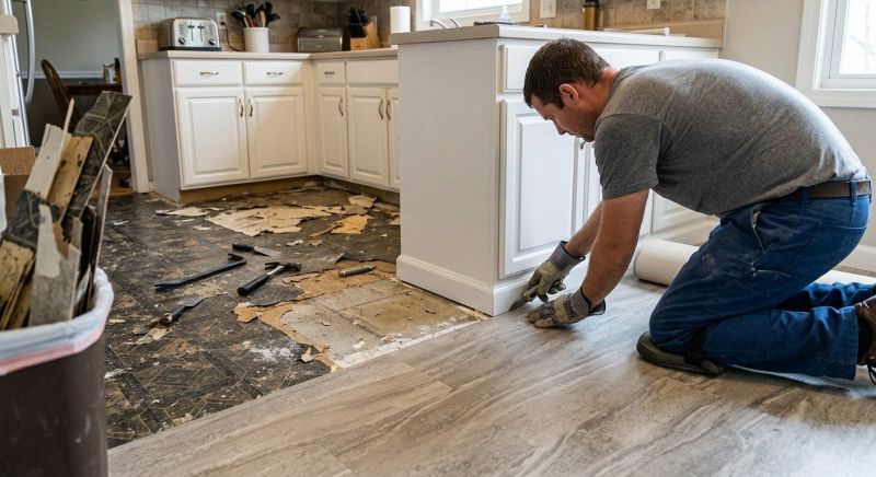 Linoleum Floor Installation in Quaker Hill, CT