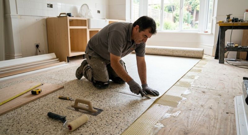 Linoleum Floor Installation in West Kingston, RI