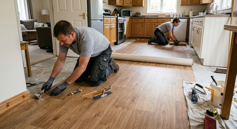 Linoleum Flooring Replacement in Westerly, RI
