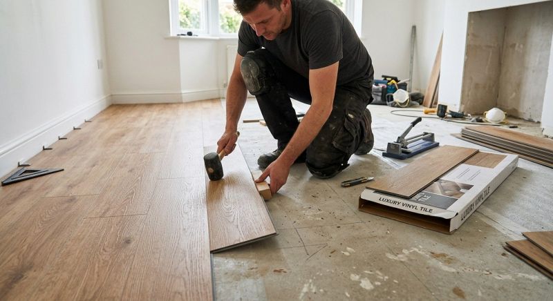 Luxury Vinyl Tile Installation in Charlestown, RI
