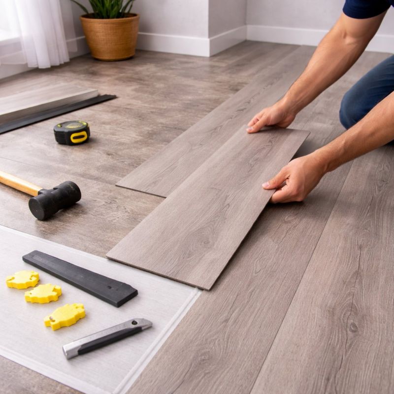 Luxury Vinyl Tile Installation in Wakefield, RI