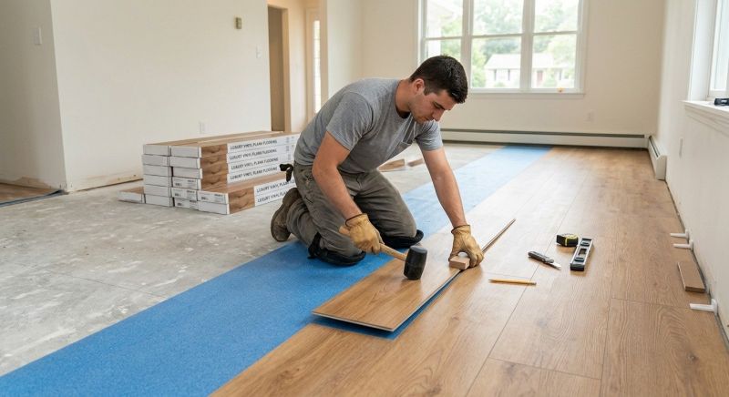 Lvt Flooring Installation in Saunderstown, RI