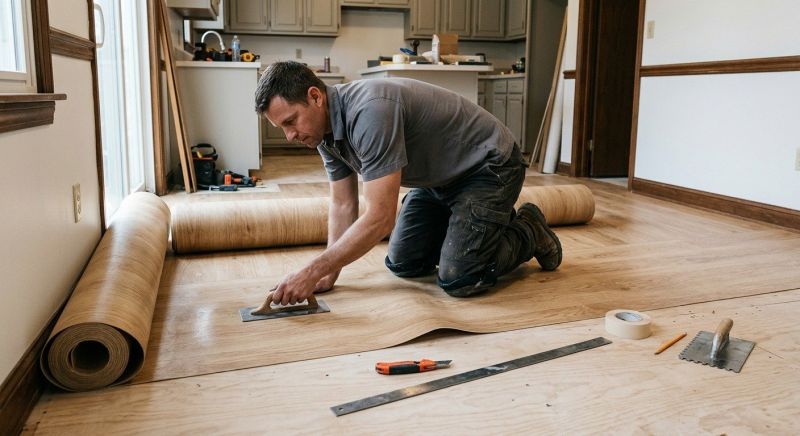 Sheet Flooring Installation in Exeter, RI