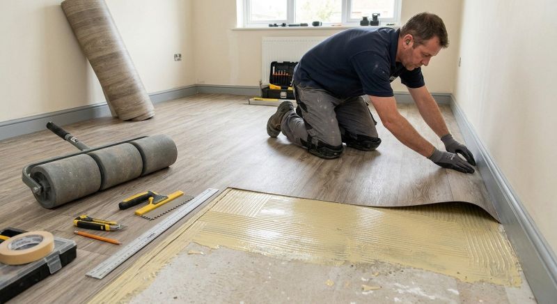 Sheet Linoleum Installation in Ledyard, CT
