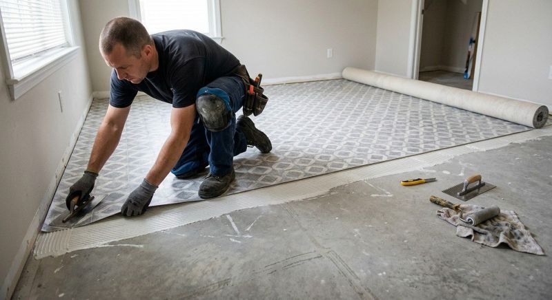 Sheet Vinyl Installation in Groton, CT