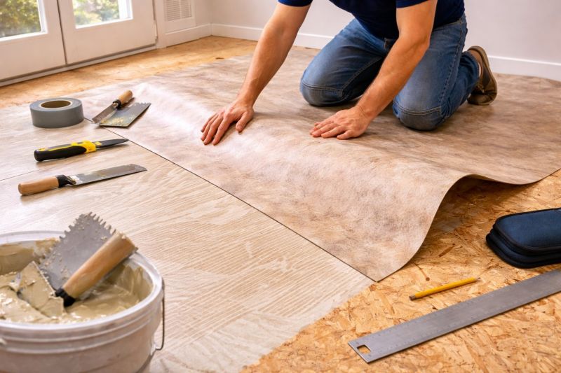 Sheet Vinyl Installation in Stonington, CT